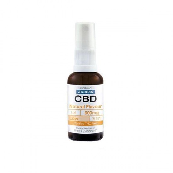 Access CBD 600mg CBD Broad Spectrum Oil Mixed 30ml - Flavour: Natural