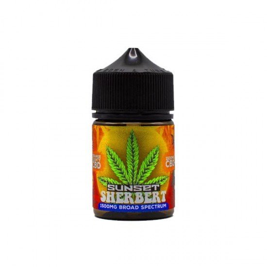 Orange County CBD Cali Range 1500mg CBD 50ml E-liquid (60VG/40PG) - Flavour: Sunset Sherbet