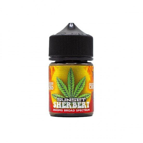 Orange County CBD Cali Range 2500mg CBD 50ml E-liquid (60VG/40PG) - Flavour: Sunset Sherbet