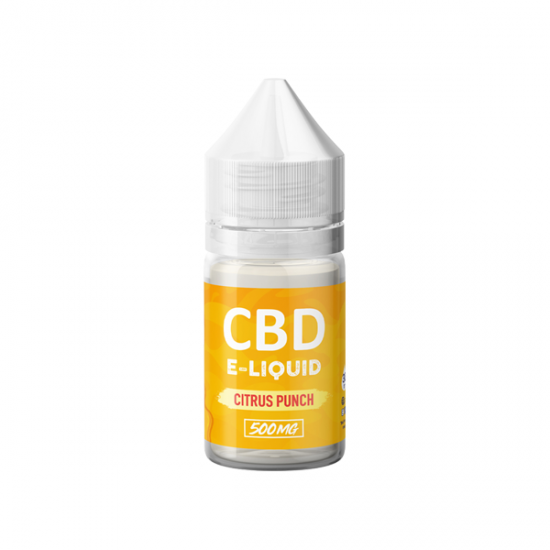 CBD Embrace 500mg CBD E-Liquid - 30ml - Flavour: Citrus Punch