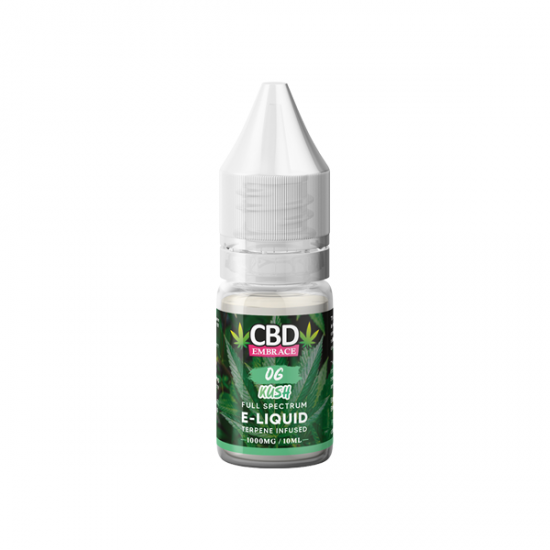 CBD Embrace 1000mg Full Spectrum CBD Vape Oil - 10ml - Flavour: OG Kush