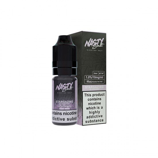 10mg Nasty Salts 10ml Nic Salts (50VG/50PG) - Flavour: Stargazing