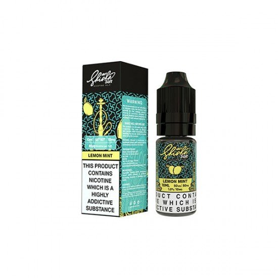 20mg Nasty Salts 10ml Nic Salts (50VG/50PG) - Flavour: Lemon Mint