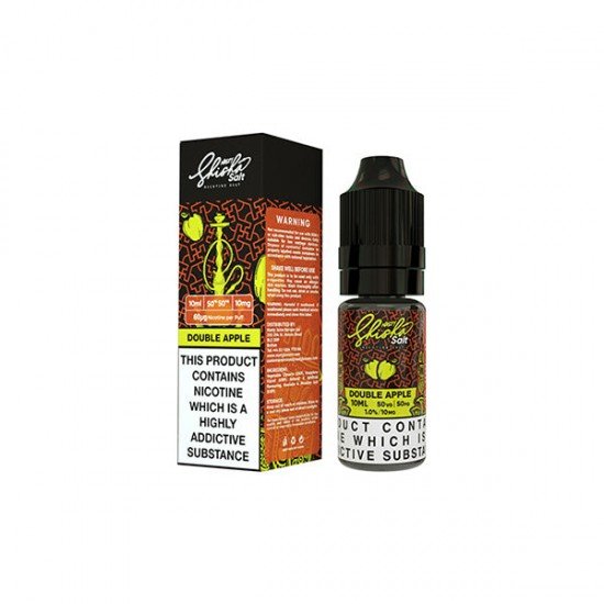 10mg Nasty Salts 10ml Nic Salts (50VG/50PG) - Flavour: Double Apple