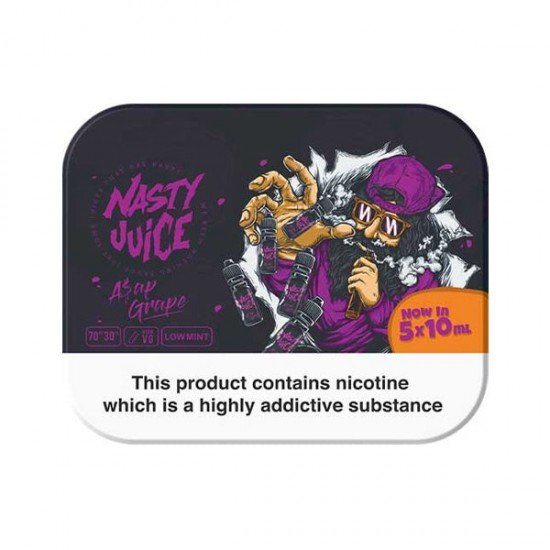 Nasty Multipack 3mg 10ml E-Liquids (70VG/30PG) - Flavour: Asap Grape