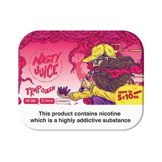 Nasty Multipack 3mg 10ml E-Liquids (70VG/30PG) - Flavour: Trap Queen