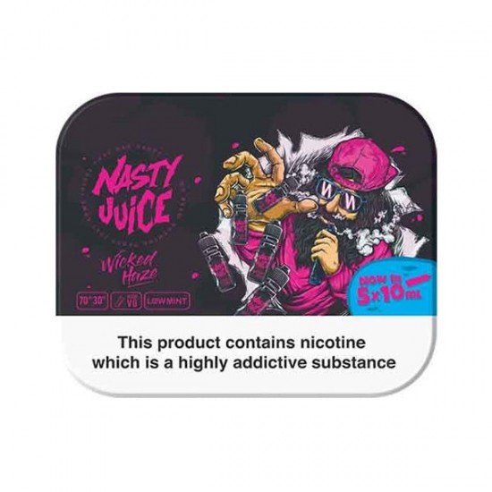 Nasty Multipack 6mg 10ml E-Liquids (70VG/30PG) - Flavour: Wicked Haze