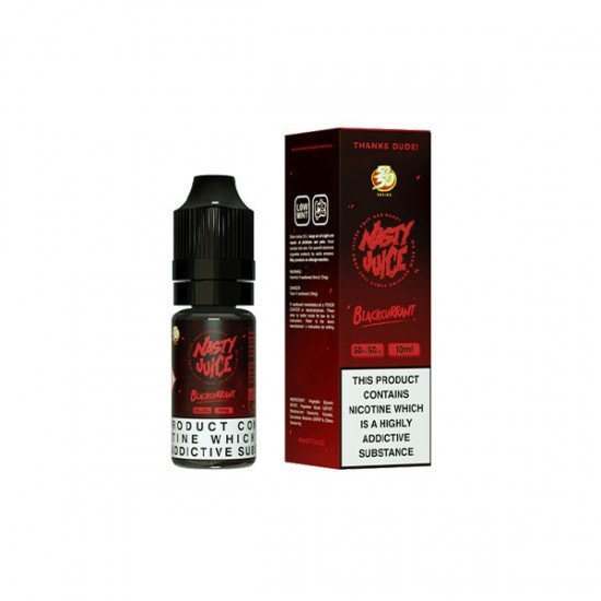 Nasty 50/50 6mg 10ml E-Liquids (50VG/50PG) - Flavour: Bad Blood