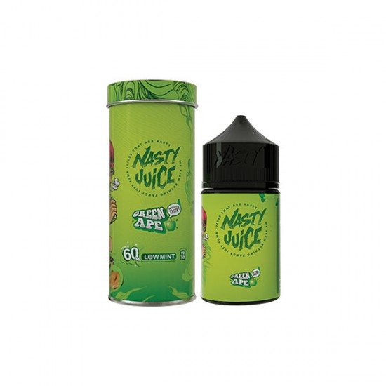 Nasty Juice 50ml Shortfill 0mg (70VG/30PG) - Flavour: Green Ape