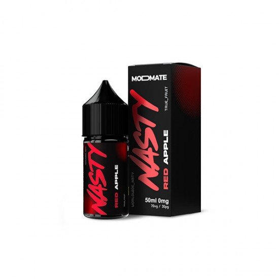 Mod Mate By Nasty Juice 50ml Shortfill 0mg (70VG/30PG) - Flavour: Red Apple