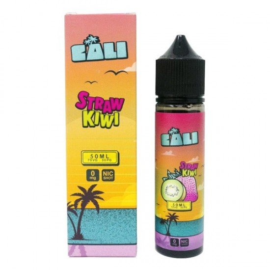 Cali By Nasty Juice 50ml Shortfill 0mg (70VG/30PG) - Flavour: Straw Kiwi