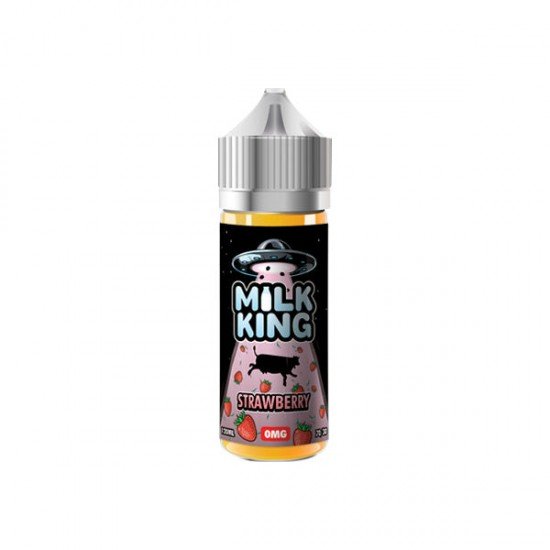 Milk King By Drip More 100ml Shortfill 0mg (70VG/30PG) - Flavour: Strawberry