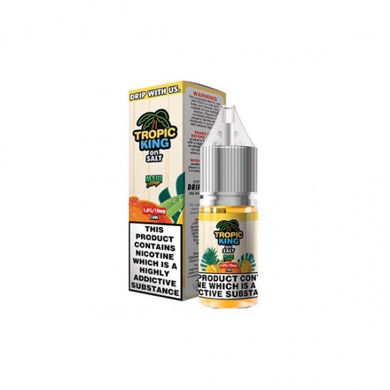 20mg Tropic King Salts By Drip More 10ml Nic Salts (50VG/50PG) - Flavour: Maui Mango