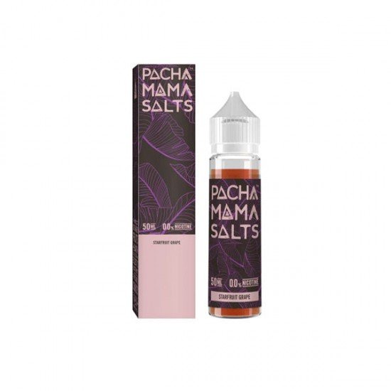 Pacha Mama By Charlies Chalk Dust 50ml Shortfill 0mg (70VG/30PG) - Flavour: Starfruit Grape