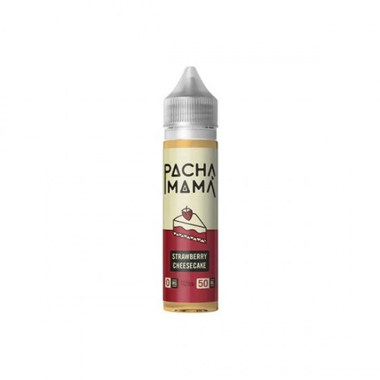 Pacha Mama Desserts By Charlies Chalk Dust 50ml Shortfill 0mg (70VG/30PG) - Flavour: Strawberry Cheesecake