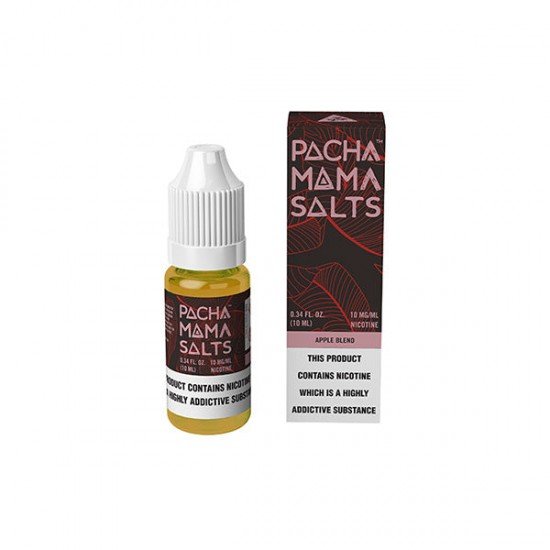 20mg Pacha Mama By Charlies Chalk Dust Salts 10ml Nic Salt (50VG/50PG) - Flavour: Apple Tobacco