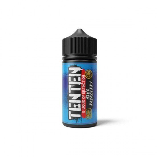 TenTen 100ml Shortfill 0mg (70VG/30PG) - Flavour: Blue Raspberry