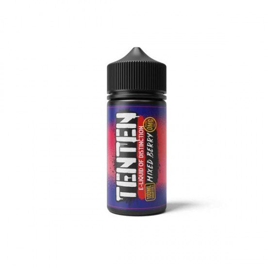 TenTen 100ml Shortfill 0mg (70VG/30PG) - Flavour: Mixed Berry