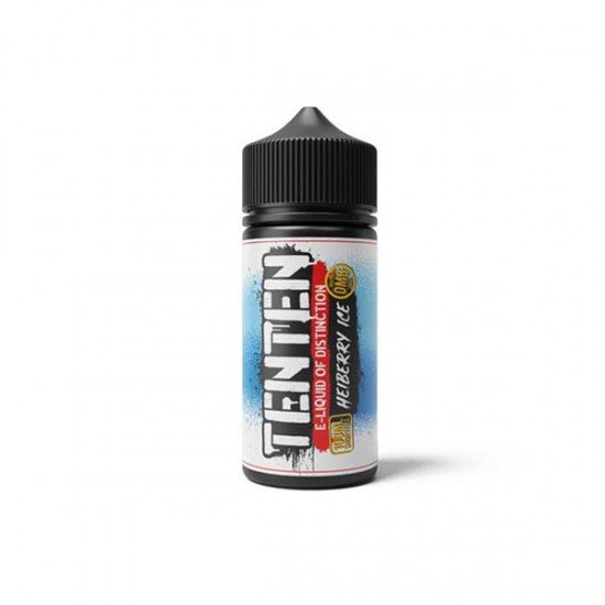 TenTen 100ml Shortfill 0mg (70VG/30PG) - Flavour: Heiberry Ice