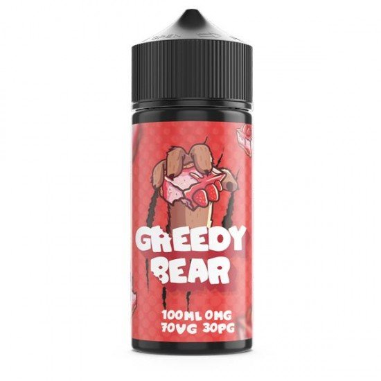 Greedy Bear 100ml Shortfill 0mg (70VG/30PG) - Flavour: Chubby Cheesecake