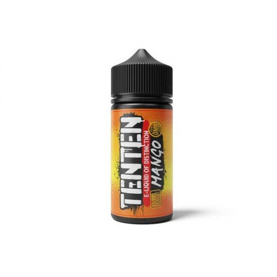 TenTen 100ml Shortfill 0mg (70VG/30PG) - Flavour: Mango