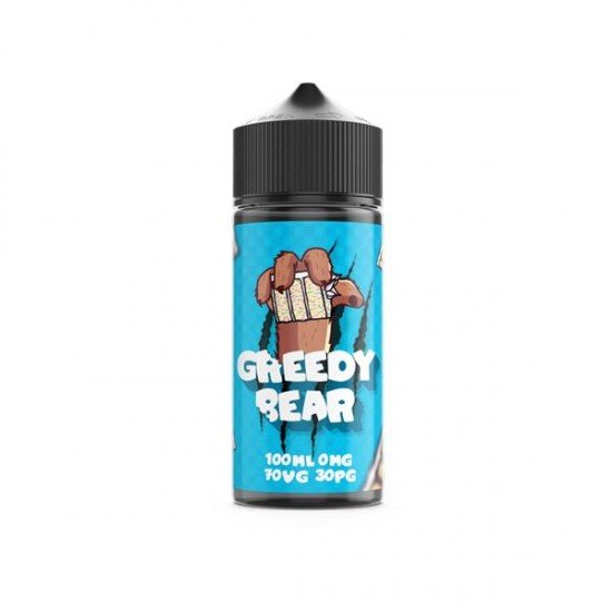 Greedy Bear 100ml Shortfill 0mg (70VG/30PG) - Flavour: Birthday Cake