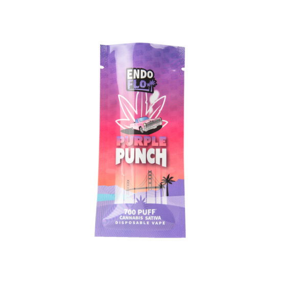 EndoFlo 500mg CBD Disposable Vape Device 700 Puffs - Flavour: Purple Punch