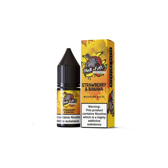 Tank Fuel Bar Edition 10mg Nic Salt 10ml - (50VG/50PG) - Flavour: Strawberry & Banana