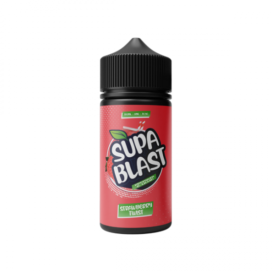 Supa Blast 100ml Shortfill 0mg (70VG/30PG) - Flavour: Strawberry Twist