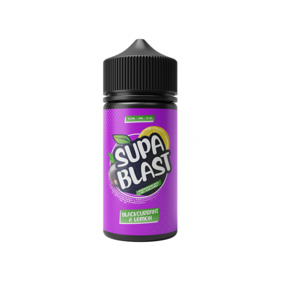 Supa Blast 100ml Shortfill 0mg (70VG/30PG) - Flavour: Blackcurrant & Lemon