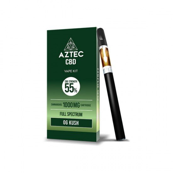 Aztec CBD 1000mg Vape Kit - 1ml - Flavour: OG Kush