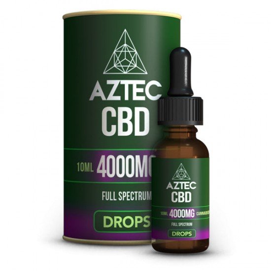 Aztec CBD Full Spectrum Hemp Oil 4000mg CBD 10ml - Flavour: Natural Hemp