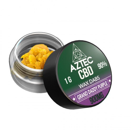 Aztec CBD 900mg CBD Wax/Crumble - 1g - Flavour: Grand Daddy Purple