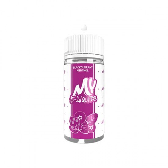 My Ice 0mg 100ml Shortfill (70VG/30PG) - Flavour: Ice Blackcurrant Menthol