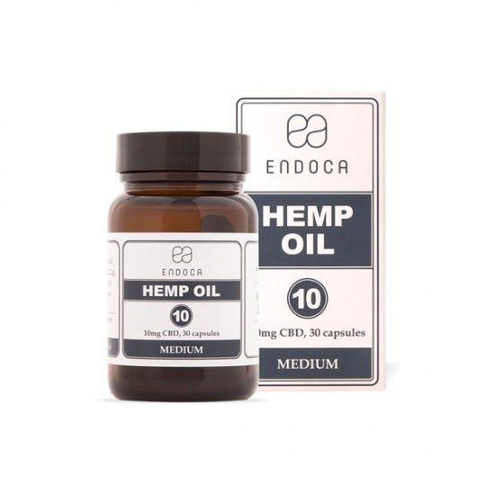 Endoca 300mg CBD Capsules Hemp Oil - 30 Soft Gels