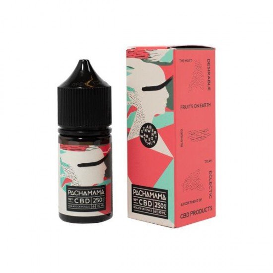 Pachamama 250mg CBD Vaping Liquid 30ml (70PG/30VG) - Flavour: Strawberry Watermelon