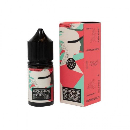 Pachamama 500mg CBD Vaping Liquid 30ml (70PG/30VG) - Flavour: Strawberry Watermelon