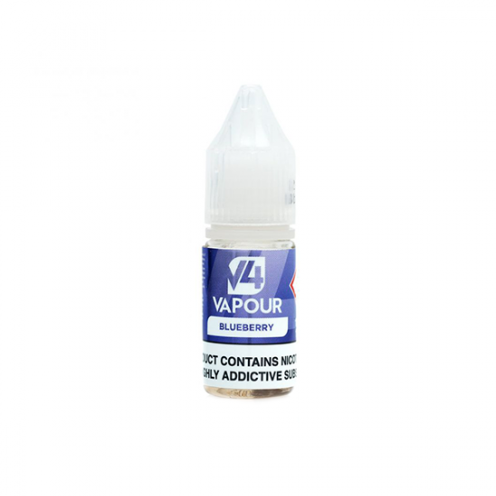 3mg V4 Vapour Freebase E-Liquid 10ml (50VG/50PG) - Flavour: Blueberry