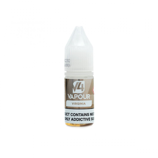 3mg V4 Vapour Freebase E-Liquid 10ml (50VG/50PG) - Flavour: Virginia