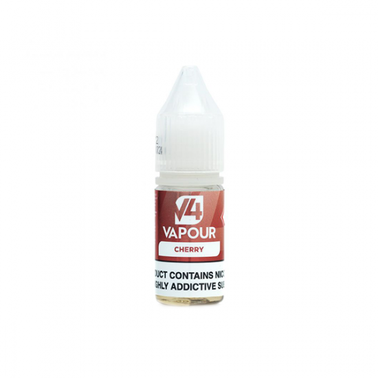 3mg V4 Vapour Freebase E-Liquid 10ml (50VG/50PG) - Flavour: Cherry