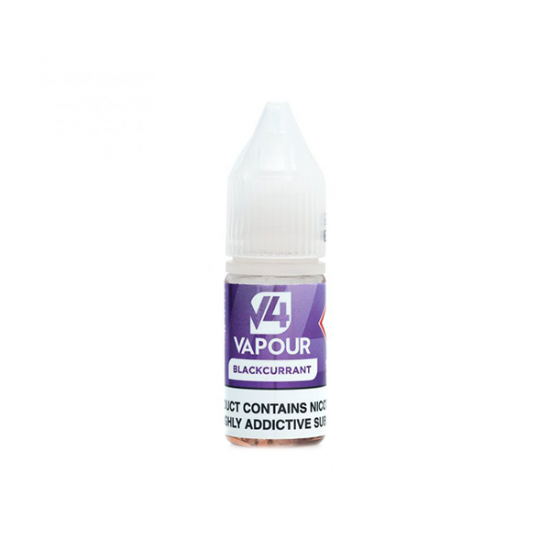 3mg V4 Vapour Freebase E-Liquid 10ml (50VG/50PG) - Flavour: Blackcurrant