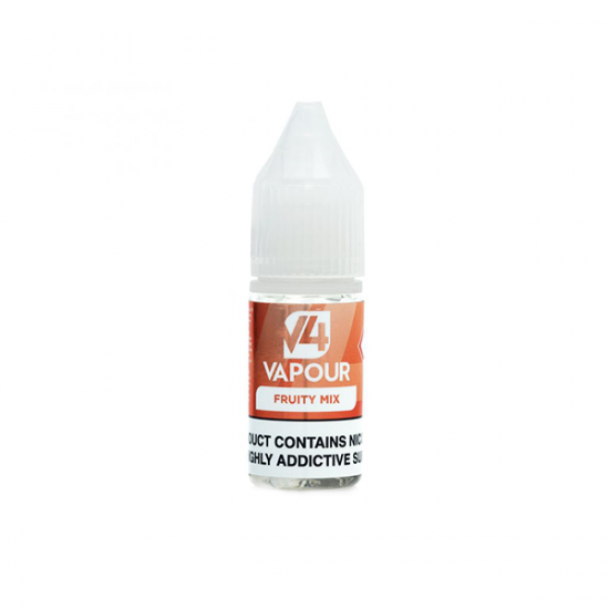 3mg V4 Vapour Freebase E-Liquid 10ml (50VG/50PG) - Flavour: Fruity Mix