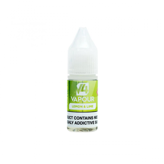 6mg V4 Vapour Freebase E-Liquid 10ml (50VG/50PG) - Flavour: Lemon & Lime