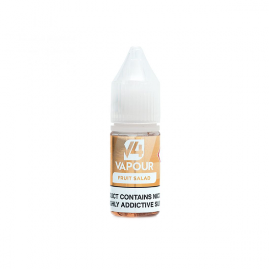 3mg V4 Vapour Freebase E-Liquid 10ml (50VG/50PG) - Flavour: Fruit Salad