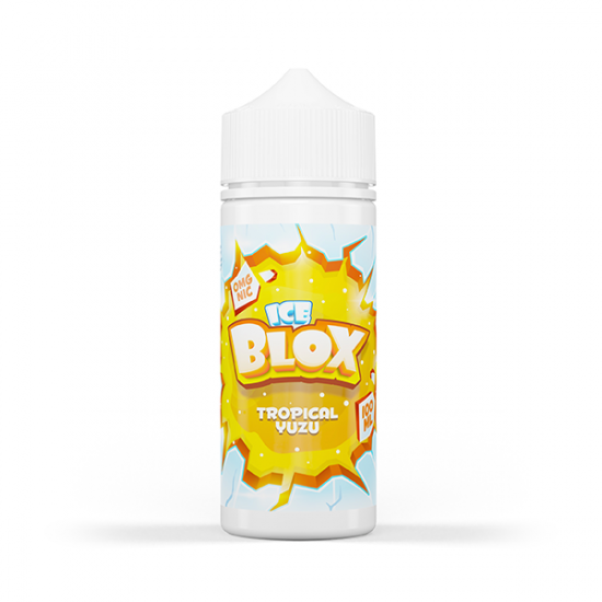 Ice Blox 100ml Shortfill 0mg (70VG / 30PG) - Flavour: Tropical  Yuzu