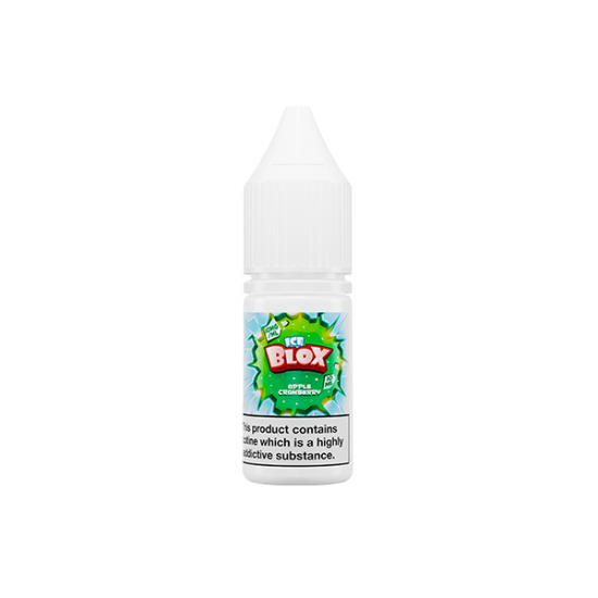 10mg Ice Blox 10ml Nic Salt (50VG / 50PG) - Flavour: Apple Cranberry