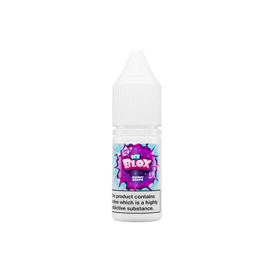 20mg Ice Blox 10ml Nic Salt (50VG / 50PG) - Flavour: Gummy Grape