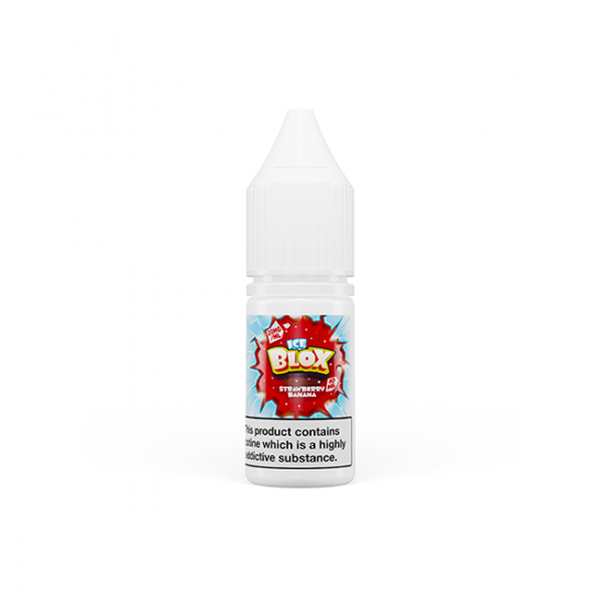 20mg Ice Blox 10ml Nic Salt (50VG / 50PG) - Flavour: Strawberry Banana