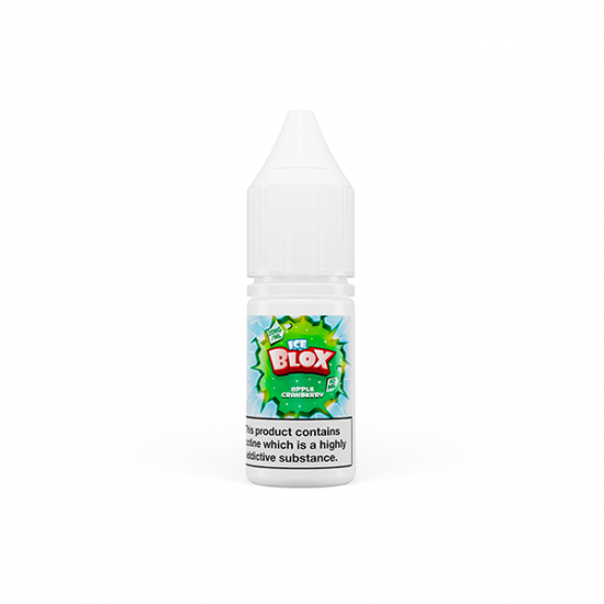 20mg Ice Blox 10ml Nic Salt (50VG / 50PG) - Flavour: Apple Cranberry