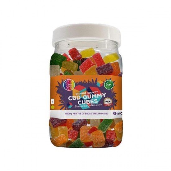 Orange County CBD 1600mg Gummies - Large Pack - Variety: Gummy Cubes